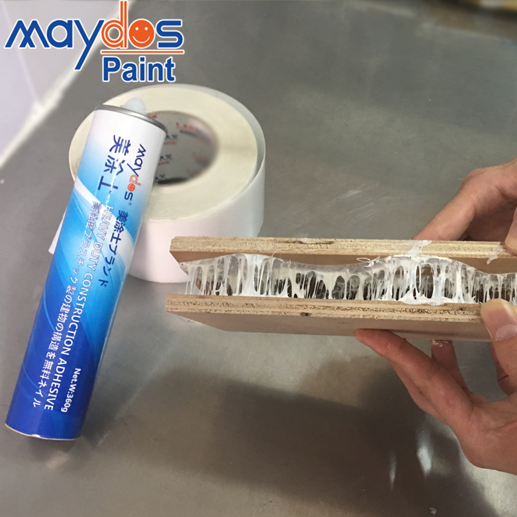 Nail free glue heavy duty constrution adhesive