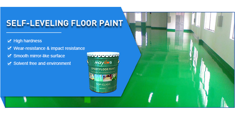 self-leveling epoxy floor paint